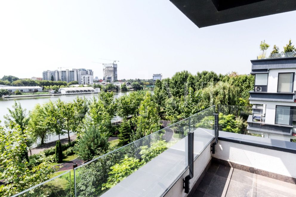 Rent 3 rooms apartament | Lake view, Generous, Parking | Laguna Residence [ ID 1252740 ]